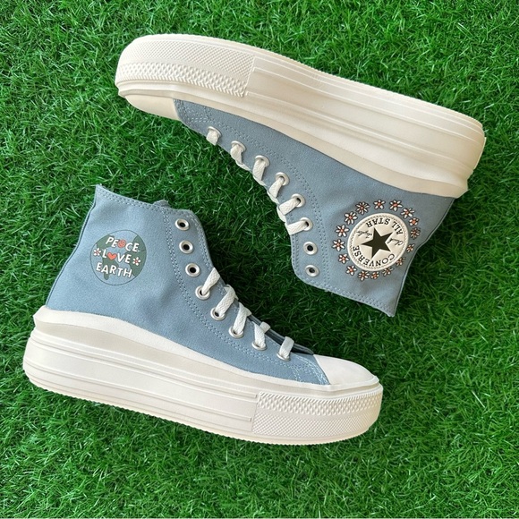Converse Chuck Taylor Move Hi Cocoon Blue - Picture 2 of 8